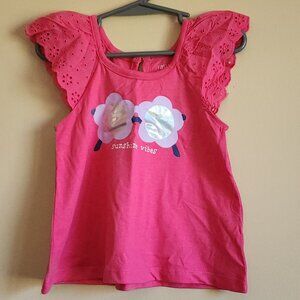 Falls Creek "Sunshine Vibes" Short Sleeve Shirt. Size 18 Months NWOT